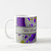 Love You Grandma Paint Splatter Abstract Koffiemok (Links)