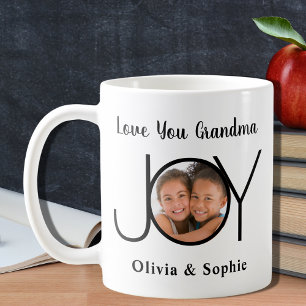Love You Grandma Persoonlijke Foto Koffiemok