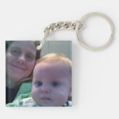 Love You Grandma Persoonlijke Foto Sleutelhanger (Achterkant)