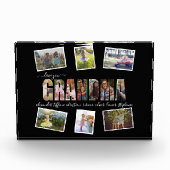 Love You Grandma Photo Collage Letters Photo Block Fotoblokken (Voorkant)
