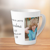 Love You Grandma Photo Latte Mok