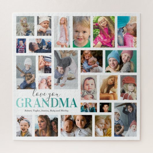 Love You Grandma Photo Legpuzzel (Verticaal)