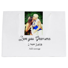 Love you Grandma photo name love message grandkids Groot Cadeauzakje