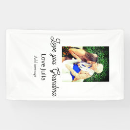 Love you Grandma photo name love message grandkids Spandoek