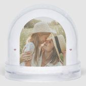 Love you grandma script custom photo collage  sneeuwbol (Achterkant)