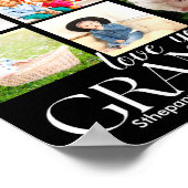 Love You Grandpa Beautiful Collage 9 Photos  Poster (Hoek)