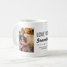 Love You Grandpa Birthday Custom Photo Koffiemok