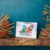 Love You Grandpa Custom Photo Fotoplaat (Zijkant)