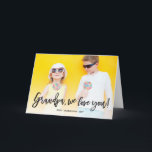 Love You, Grandpa Father's Day Photo Greeting Card Kaart<br><div class="desc">Designed by fat*fa*tin. Easy to customize with your own text,  photo or image. For custom requests,  please contact fat*fa*tin directly. Custom charges apply.

----------------------------------------------------

https://www.zazzle.com/collections/mothers_and_fathers_day_collection-119865899856221553

----------------------------------------------------

www.zazzle.com/fat_fa_tin
www.zazzle.com/color_therapy
www.zazzle.com/fatfatin_blue_knot
www.zazzle.com/fatfatin_red_knot
www.zazzle.com/fatfatin_mini_me
www.zazzle.com/fatfatin_box
www.zazzle.com/fatfatin_design
www.zazzle.com/fatfatin_ink</div>