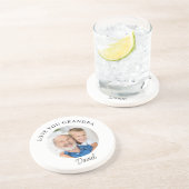 Love You Grandpa Keepsake Photo Zandsteen Onderzetter (Zijkant)