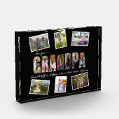 Love You Grandpa Photo Collage Letters Pic Block Fotoblokken (Links)