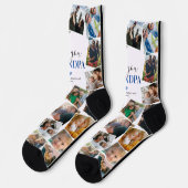 Love You Grandpa Photo Collage Socks Sokken (Links)