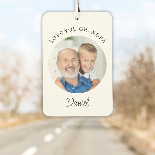 Love You Grandpa Photo Luchtverfrisser
