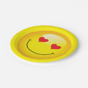 Love You Heart Eyes Cute Emoji Engagement Party Papieren Bordje