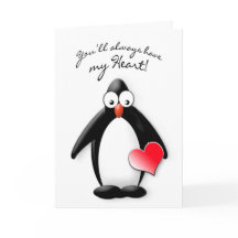 LOVE YOU - HEART - PENGUIN COLLECTIE
