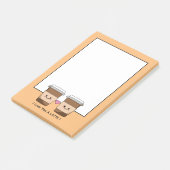 Love You Latte Koffie Post-it® Notes (Schuin)