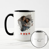 Love You Latte Valentine's Day Photo Personalized Mok