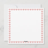 Love You Llama Holiday Card Feestdagenkaart (Achterkant)