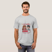 👉 Love You Loading T-Shirt – Cute romantische gra (Voorkant volledig)
