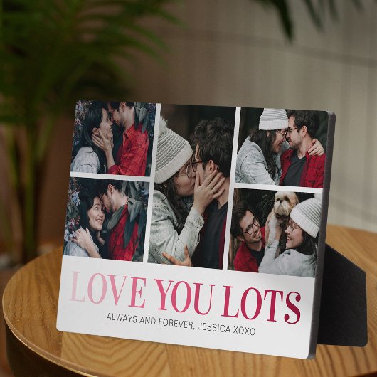 Love You Lots 5 Foto Fotoplaat