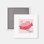Love You - magneet (Voorkant / Achterkant)