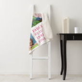 Love You Mam Familie Fotocollage Typografie Sherpa Deken (In situ)