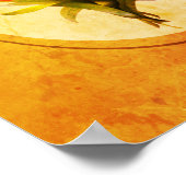 Love You Mam Gepersonaliseerde Iris Bloem Boeket Poster (Hoek)