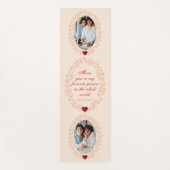 Love You Mam Typografie Fotocollage Moederdag Yogamat (Voorkant)