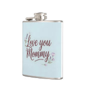 Love You Mama Elegant Script Floral Heupfles (Links)