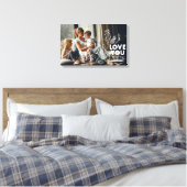 Love You Mama | Moederdag Foto Canvas Afdruk (Insitu (Slaapkamer))