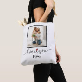 Love You mama Photo Moederdag Tote Bag (Dichtbij)