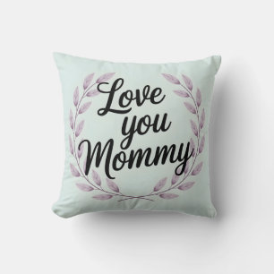 Love You Mama Script Krans - Sweet Moederdag Kussen