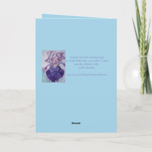 Love You Mans Naam Cool Tabby Cat Cats Funny Card Kaart (Achterkant)