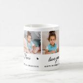 Love You Mimi Custom Modern Simple Grandma 4 Foto Koffiemok (Center)