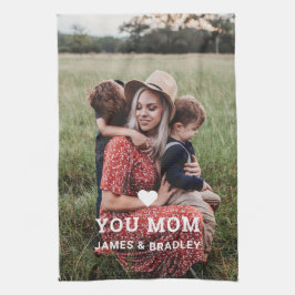 Love You Moeder Foto Namen Keukencadeau Theedoek