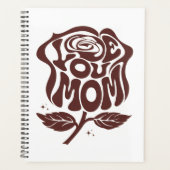 Love You Moeder Roos Typografie Planner (Voorkant)