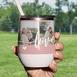 Love you mom 5 fotocollage modern gepersonaliseerd