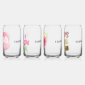 Love You Mom - Aangepaste bril set voor Dankbare M Blikvorm Glas (Links)