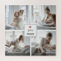 Love You Mom - Custom Photo Puzzle voor Moederdag
