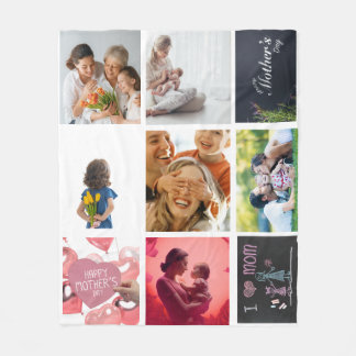 Love you Mom Fleece Deken