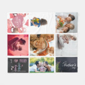 Love you Mom Fleece Deken (Voorkant (Horizontaal))