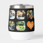 Love you mom fotocollage gepersonaliseerd zwart (Voorkant)