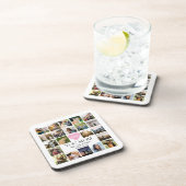 Love You Mom Fotocollage Moederdag Bier Onderzetter (Rechterzijde)