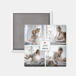 Love You Mom - gepersonaliseerde cadeau foto magne Magneet