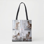 Love You Mom - Gepersonaliseerde Canvas tas voor m (Voorkant)