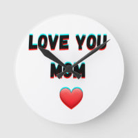 Love You Mom - Hartelijke handgeschreven typografi