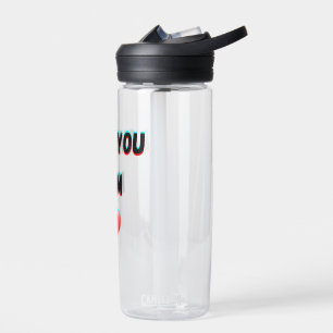 Love You Mom - Hartelijke handgeschreven typografi Waterfles