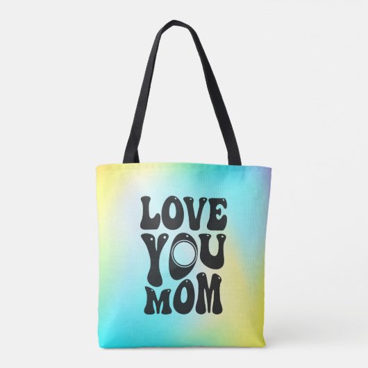 Love You Mom Moederdag Design-51727 Tote Bag (Achterkant)