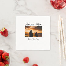 Love You Mom moederdag Voeg foto naam toe Eenvoudi