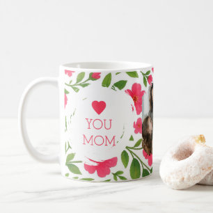 "Love You Mom Mok - Red Flower Design & Foto